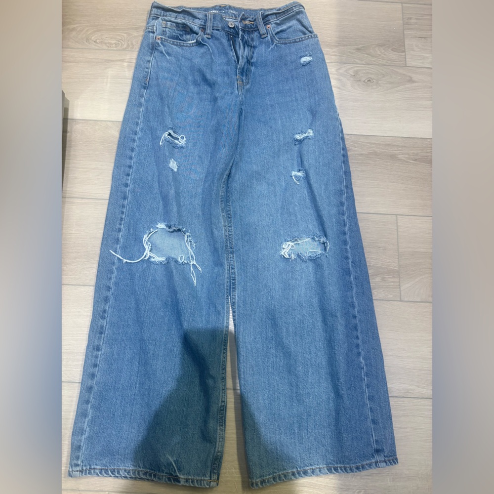 Old navy size 4 wide leg jeans